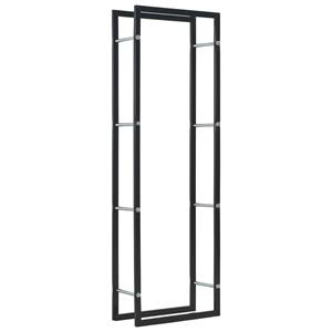 VidaXL Haardhoutrek 50x20x150 cm staal zwart  