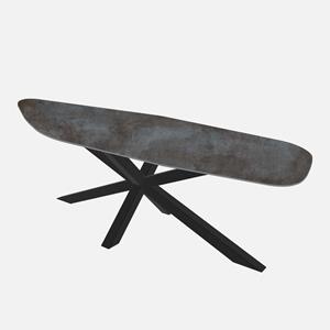 Keramischetafels Tuono Lia Organisch 240 x 110 Mat Ja, extra poedercoating €150,- 60 mm