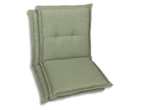 Go-de textil Tuinkussen (Stoelkussens voor stoelen met een lage rugleuning, Lichtgroen)