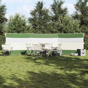 vidaXL Windscherm camping waterdicht 508x130 cm groen
