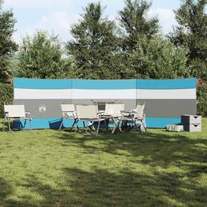 vidaXL Windscherm camping waterdicht 508x130 cm blauw