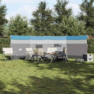 vidaXL Windscherm camping waterdicht 510x153 cm blauw