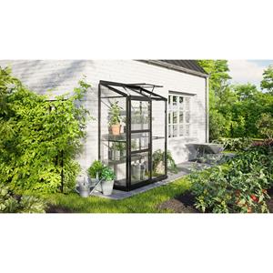 Vitavia Muurkas Ida Aluminium Maat 900 Gepoedercoat Zwart Esg 3mm