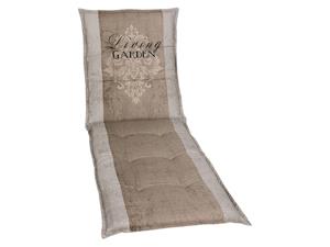 Go-de textil Tuinkussen (Kussen voor ligbed, Beige)
