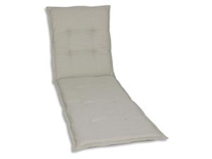 Go-de textil Tuinkussen (Stoelkussen voor een ligbed, Beige)