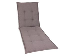 Go-de textil Tuinkussen (Stoelkussen voor een ligbed, Taupe)