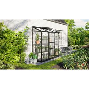 Vitavia Muurkas Ida Aluminium Maat 1300 Gepoedercoat Zwart Esg 3mm