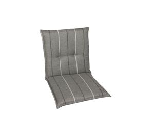 Go-de textil Tuinkussen (Stoelkussens voor stoelen met een lage rugleuning, Grijs)