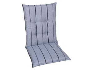 Go-de textil Tuinkussen (Stoelkussens voor stoelen met een normale rugleuning, Blauw)