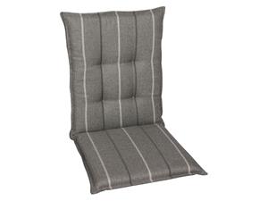 Go-de textil Tuinkussen (Stoelkussens voor stoelen met een normale rugleuning, Grijs)