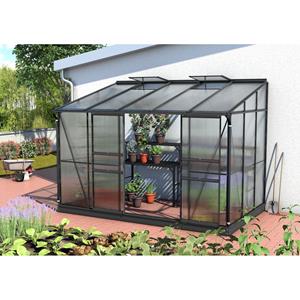 Vitavia Muurkas Ida Aluminium Maat 6500 Gepoedercoat Aluminium Zwart Hkp 4mm