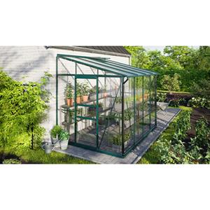 Vitavia Muurkas Ida Gepoedercoat Aluminium Smaragd Esg 3mm + Hkp 6mm Panelen Maat 5200