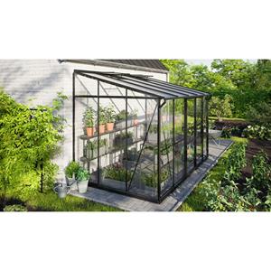 Vitavia Muurkas Ida Maat 6500 Gepoedercoat Aluminium Zwart Esg 3mm + Hkg 6mm Panelen