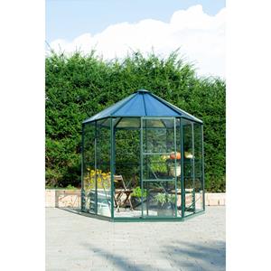 Vitavia Broeikas Hera Maat 4500 Geanodiseerd Aluminium Smaragd Gehard Veiligheidsglas (esg) + Polycarbonaat (hkp) 6mm