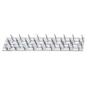 ALBERTS Spijkerplaat Verzinkt 127x38x8mm