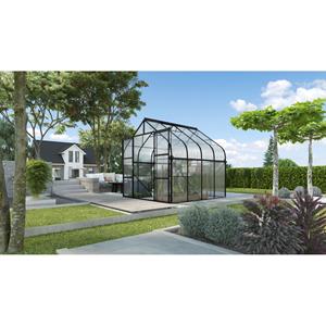 Vitavia Serre Maat 6700 Zwart Gepoedercoat Aluminium 4mm Polycarbonaat Beglazing