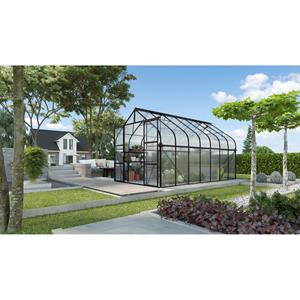 Vitavia Broeikas Maat 11500 Zwart Aluminium Polycarbonaat 4mm