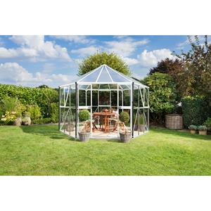 Vitavia Broeikas Hera Maat 9000 Geanodiseerd Aluminium Wit Gehard Veiligheidsglas (esg) + Polycarbonaat (hkp) 6mm