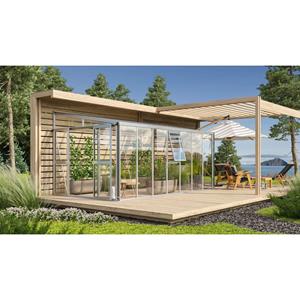 Vitavia Broeikas Athena Maat 11900 Geanodiseerd Aluminium Gehard Veiligheidsglas (esg) + Polycarbonaat (hkp) 10mm