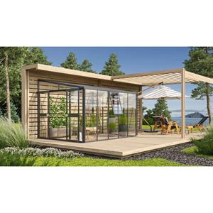 Vitavia Broeikas Athena Maat 8600 Gepoedercoat Aluminium Zwart Gehard Veiligheidsglas (esg) + Polycarbonaat (pc) 10mm