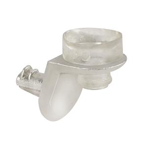 Praxis Glasplaatdrager 5mm Metaal/rubber 8 Stuks