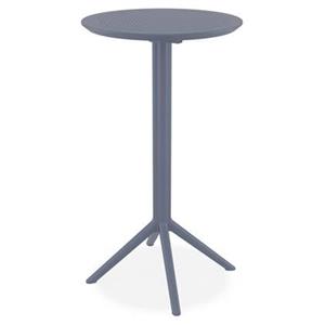 Alterego GIMLI 60 BAR Opvouwbare hoge tafel - Grijs