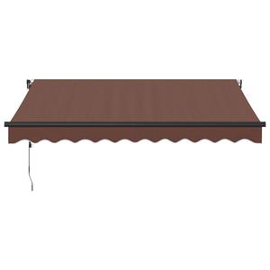 vidaXL Luifel automatisch uittrekbaar 300x250 cm bruin