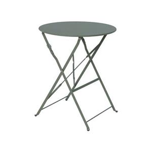 Sweeek  Inklapbare metalen bistro tuintafel Ø60cm, plaats voor 2