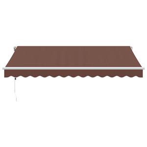 vidaXL Luifel automatisch uittrekbaar 350x250 cm bruin