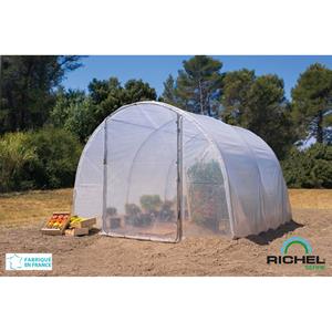 RICHEL Tunnelkas  Transparant/grijs Met 1 Deur 300x300x200cm 9m²