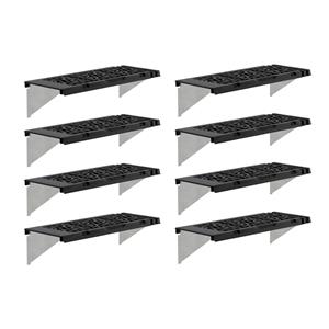 Canopia Palram |  - Tuinkas Plank Signature - Grijs - 8 Stuks