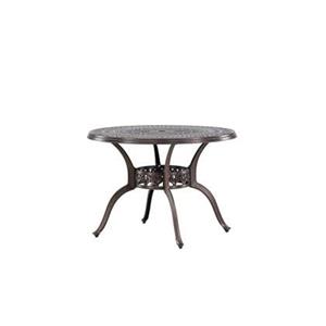 Fjôrd  Tuintafel Bruin Ø100cm - Metaal - Coimbra