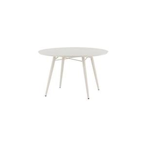 Fjôrd  Eettafel Beige Ø120cm - Aluminium- Lina