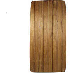 HSM Collection HSM - -Danish Ovaal Tuintafelblad-180x100x3-Naturel-Teak