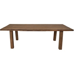 HSM Collection HSM - -Rechthoekige Tuintafel-180x90x76-Naturel-Teak