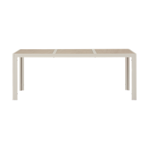 Lisomme Bosse aluminium tuintafel beige - 196 x 91 cm
