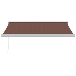 vidaXL Luifel handmatig uittrekbaar 300x250 cm bruin
