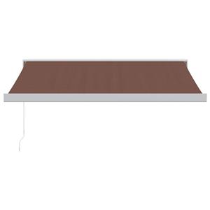 vidaXL Luifel handmatig uittrekbaar 350x250 cm bruin