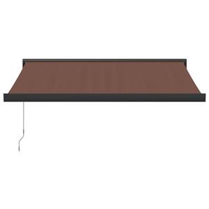 vidaXL Luifel handmatig uittrekbaar 300x250 cm bruin