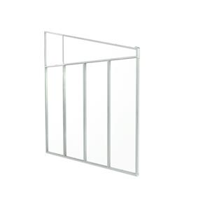 Canopia Palram- Witte Zijwand Voor Terrasoverkapping 300cm