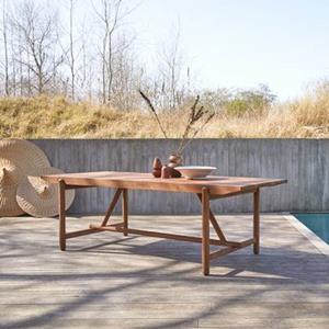 Tikamoon  Fado - Massief teakhouten tuintafel voor 6|8 personen.