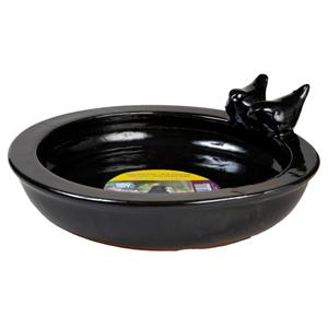 Bûten Vogelbad Rond Zwart