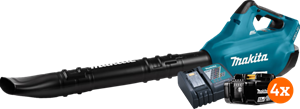 Makita DUB362Z 18v 5,0 Ah Accu (4x) Starterspakket