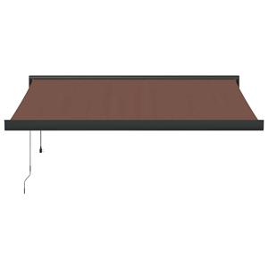 vidaXL Luifel automatisch uittrekbaar 350x250 cm bruin