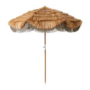 HKLIVING Serengeti Parasol Ø 192 cm - Raffia
