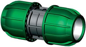 Aquaforte PP klemkoppeling 20mm recht