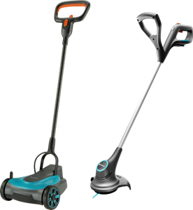 Gardena HandyMower 22/18V P4A Set incl. 2,5 Ah Accu +  SmallCut 23/18V P4A Solo