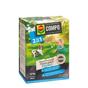 Compo Gazonmeststof 2-in-1 (20 M²) 1,5kg