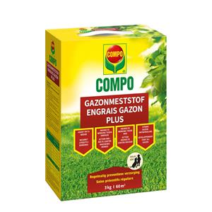 Compo Gazonmeststof Plus 3kg 60m²
