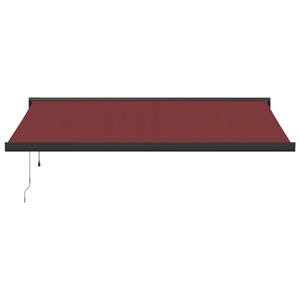 vidaXL Luifel automatisch uittrekbaar 450x300 cm bordeauxrood